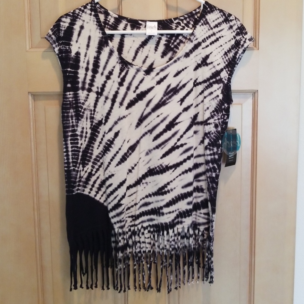 INC Fringed Top